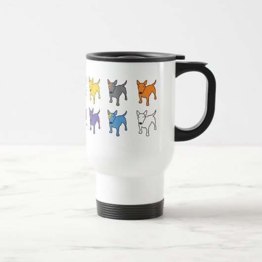 BULL TERRIER Dog Travel Mug Reisbeker (Rechts)