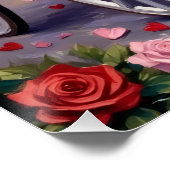 Bull Terrier Dog Valentine's Day Perfect Poster (Hoek)