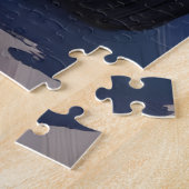 Bull Terrier Dog Valentine's Day Red Convertible Legpuzzel (Zijkant)