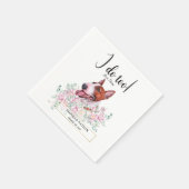 Bull Terrier Dog Wedding Cocktail Napkins Servet (Hoek)