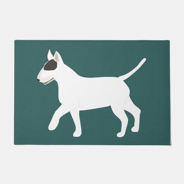 Bull Terrier Doormat Deurmat (Voorkant)