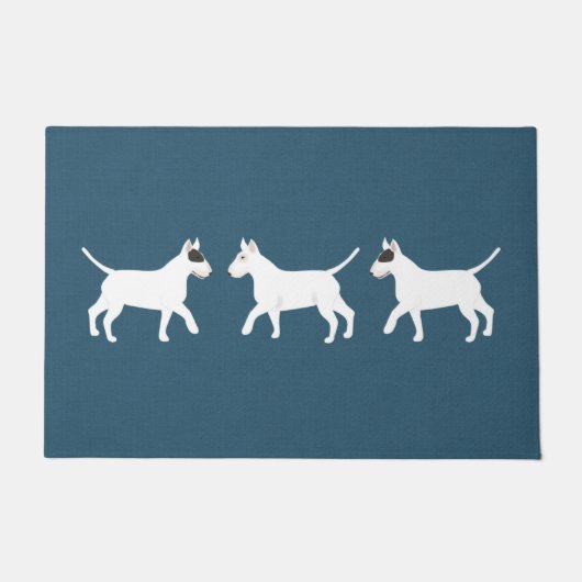Bull Terrier Doormat Deurmat (Voorkant)