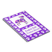 Bull Terrier Engels Kisses Hond Silhouet PPY&B Notitieboek (Rechterzijde)