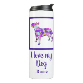 Bull Terrier Engelse Hond Leuk Silhouet PPY&B Thermosbeker