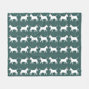Bull Terrier Fleece Blanket