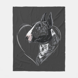 Bull Terrier Fleece Deken