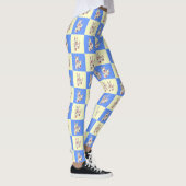 Bull Terrier Geruite Leggings (Rechts)