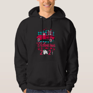 Bull Terrier Gezichtsmasker Valentijnsdag 2021 Tru Hoodie