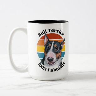 Bull Terrier Grappig citaat Two-Tone Coffee Mok
