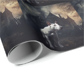 Bull Terrier Halloween eng Cadeaupapier (Rol Hoek)