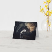 Bull Terrier Halloween eng Kaart (Gele Bloem)