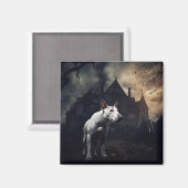 Bull Terrier Halloween eng Magneet (Voorkant / Achterkant)