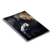 Bull Terrier Halloween eng Notitieboek (Rechterzijde)