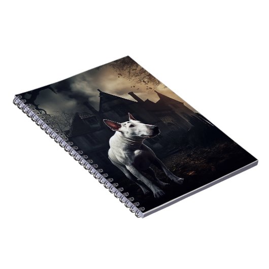 Bull Terrier Halloween eng Notitieboek (Rechterzijde)