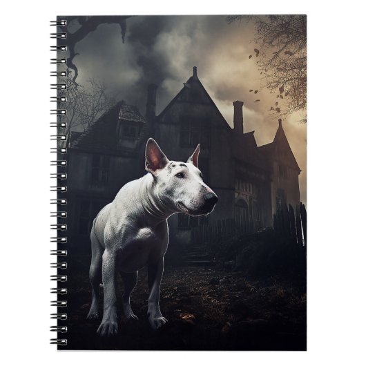 Bull Terrier Halloween eng Notitieboek (Voorkant)