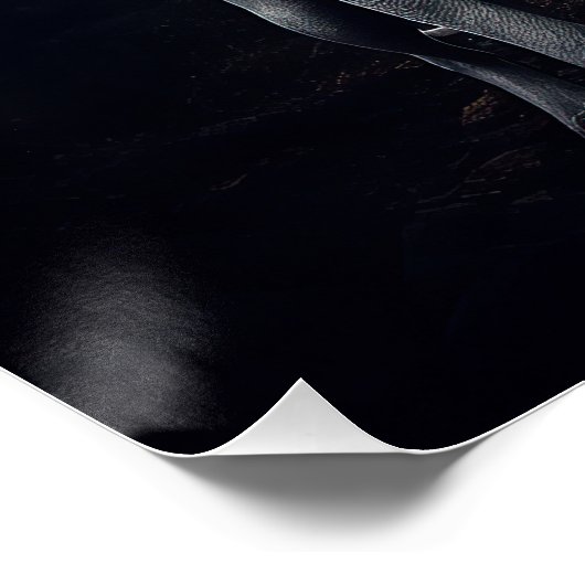 Bull Terrier Halloween eng Perfect Poster (Hoek)