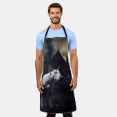 Bull Terrier Halloween eng Schort (Gedragen)