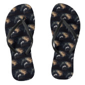 Bull Terrier Halloween eng Teenslippers (Voetbed)