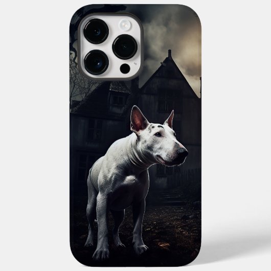Bull Terrier Halloween Griezelen Case-Mate iPhone Case (Achterkant)