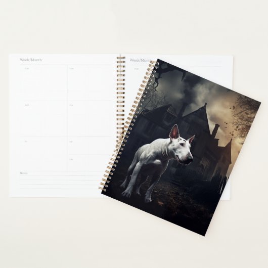 Bull Terrier Halloween Griezelen Planner (Display)