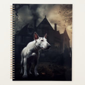 Bull Terrier Halloween Griezelen Planner (Voorkant)