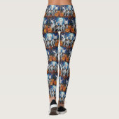 Bull Terrier Halloween Spoken Leggings (Achterkant)
