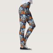 Bull Terrier Halloween Spoken Leggings (Rechts)