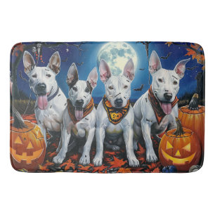 Bull Terrier Halloween Spooky Badmat