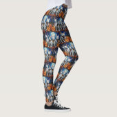 Bull Terrier Halloween Spooky Leggings (Rechts)