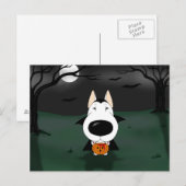 Bull Terrier Halloween Vampire Briefkaart (Voorkant / Achterkant)