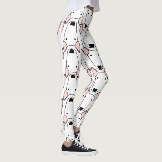 Bull Terrier hervat de Leggings van het Patroon (Rechts)