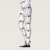 Bull Terrier hervat de Leggings van het Patroon (Links)