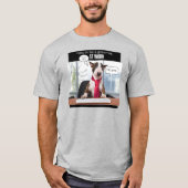 Bull Terrier Hoe wordt je op T-Shirt gegroeid? (Voorkant)