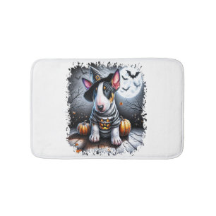 Bull Terrier Hond Halloween Badmat