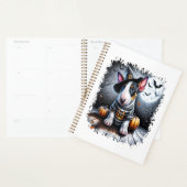 Bull Terrier hond Halloween Planner (Display)