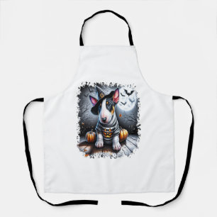 Bull Terrier hond Halloween Schort