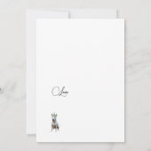 Bull Terrier Hond Happy Birthday Wenskaart (Achterkant)