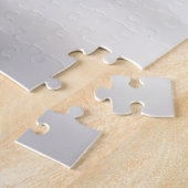 Bull Terrier hond in sneeuw Kerstmis  Legpuzzel (Zijkant)