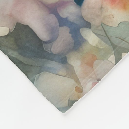 Bull Terrier Hond met Paaseieren Vakantie Fleece Deken (Hoek)