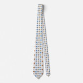 Bull Terrier Hond Puppy Pap Ras Veelkleurig Stropdas (Voorkant)