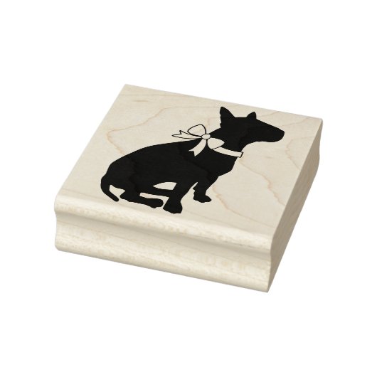 Bull Terrier Hond Puppy Rubberstempel (Stempel)