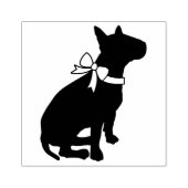 Bull Terrier Hond Puppy Rubberstempel (Afrduk)