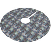 Bull Terrier Hond Rijden Motorfiets Kerstmis Kerstboom Rok (Gekanteld)