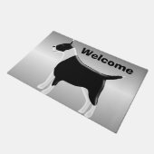 Bull Terrier hondenontwerp Deurmat (Schuin)