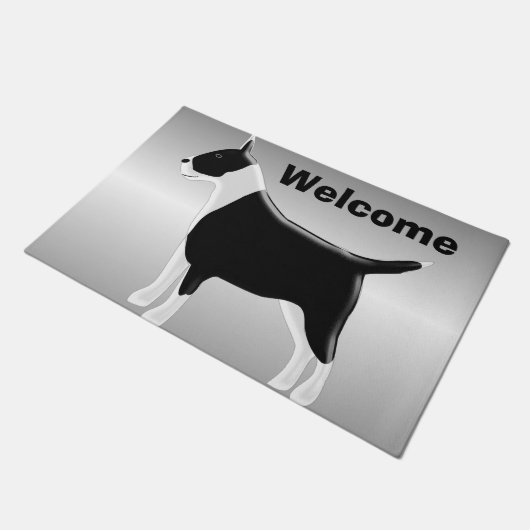 Bull Terrier hondenontwerp Deurmat (Schuin)