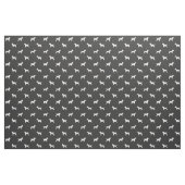 Bull Terrier Hondenras Silhouettes Pattern Stof (Fat Quarter)