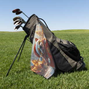 Bull Terrier Hondenroller Onderzetter Kerst Golfhanddoek