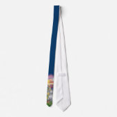 Bull Terrier in de herfstzon (JBF) Stropdas (Achterkant)