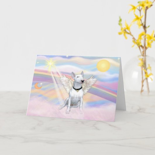 Bull Terrier Kaart (Gele Bloem)