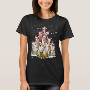 Bull Terrier kerstboom Santa Hat Dog Ugly Sw T-shirt